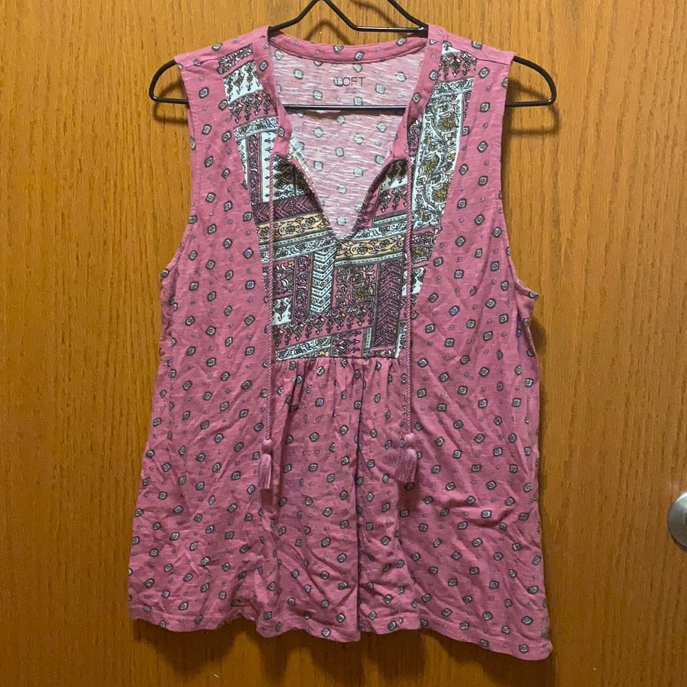 Loft Pink Blouse